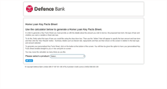 Desktop Screenshot of defencebank.infocast.com.au